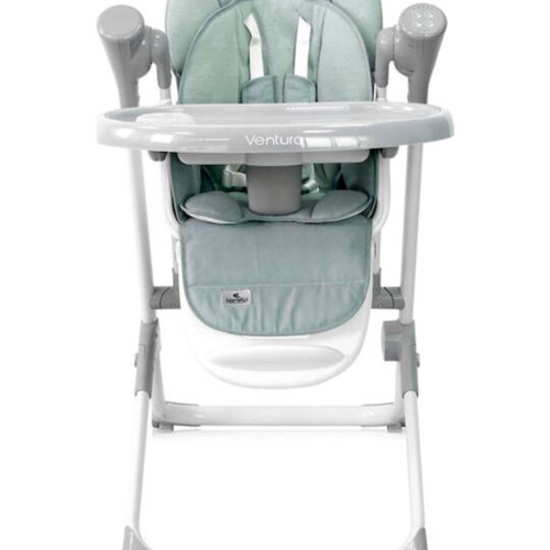 Lorelli Ventura 2 in 1 high chair and baby rocker green frosty, like new