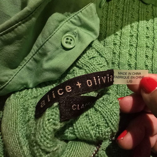 Alice and Olivia top like new, size S