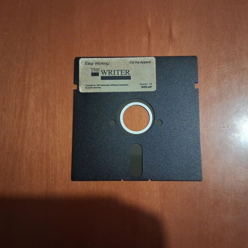 5.25 Inch Floppy Disk The Writer for Apple 1987 used