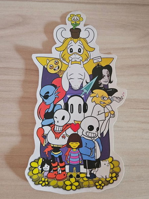 Undertale handmade sticker made to order