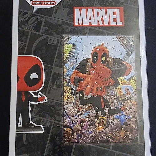 Funko Pop! Comic Covers Marvel Deadpool Black Suit #46 new