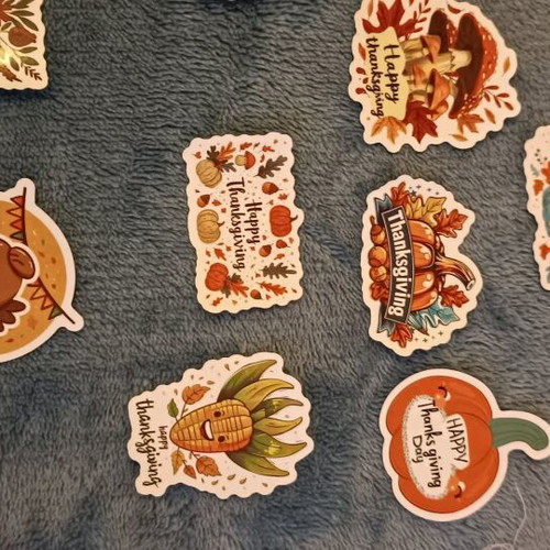 Thanksgiving sticker collection new, 24 pieces