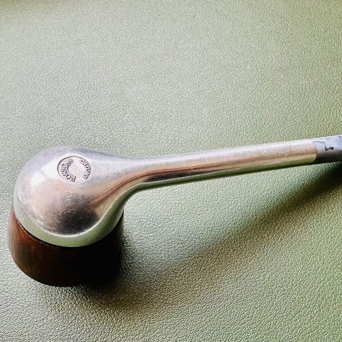 Vintage Ronson pipe from 1960s, used, aluminum body
