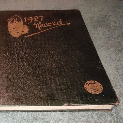 1927 Record book like new, English