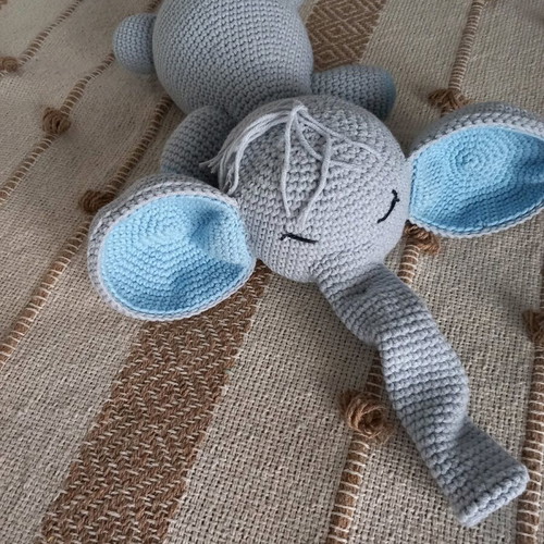 Amigurumi elephant new handmade knitted doll 37 cm