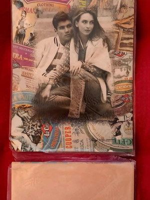 Vintage Denim & Romance stationery set NOS sealed
