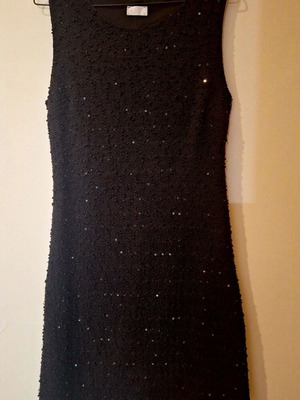 Queen Fashion winter dress used, black, size L