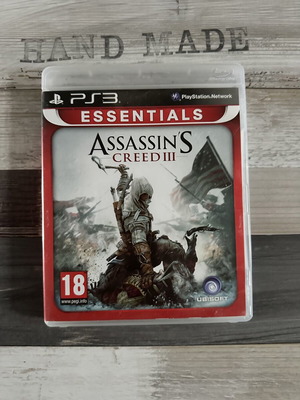 Assassins Creed III Essentials PS3 like new with manual
