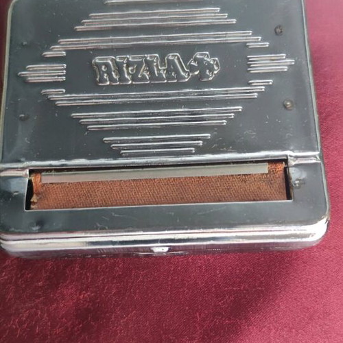 Rizla device and gas lighter like new, matte inox