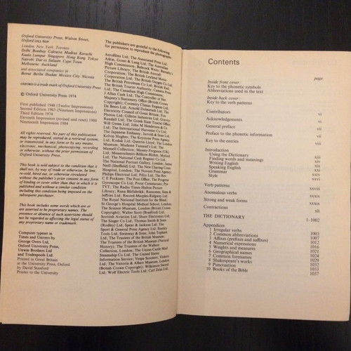 Oxford Advanced Learner's Dictionary of Current English, 1984 edition