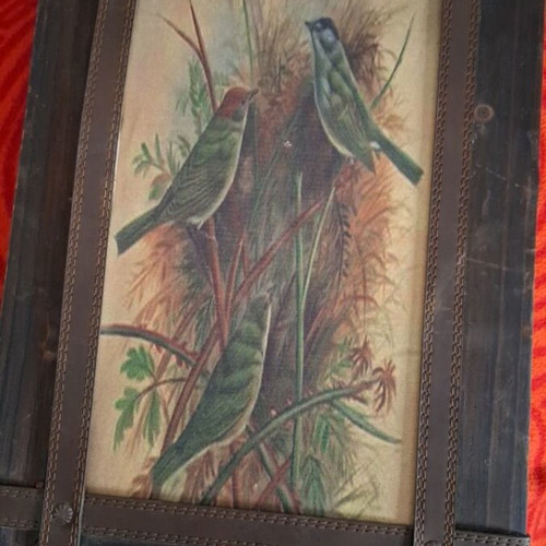 Wooden decorative wall frames used, set of 2, 41x29 cm