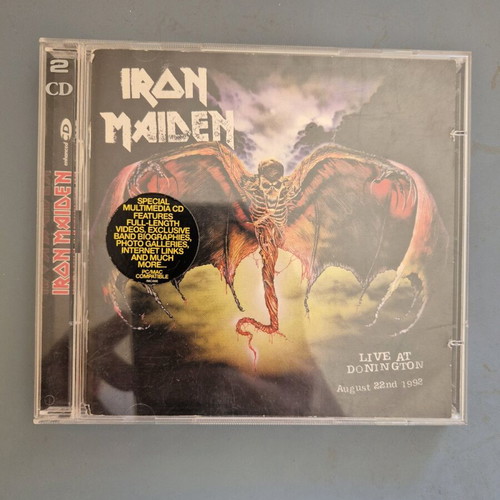 Iron Maiden Live At Donington CD used, metal