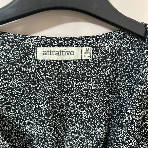 Attrattivo dress M, black and grey, spring-autumn