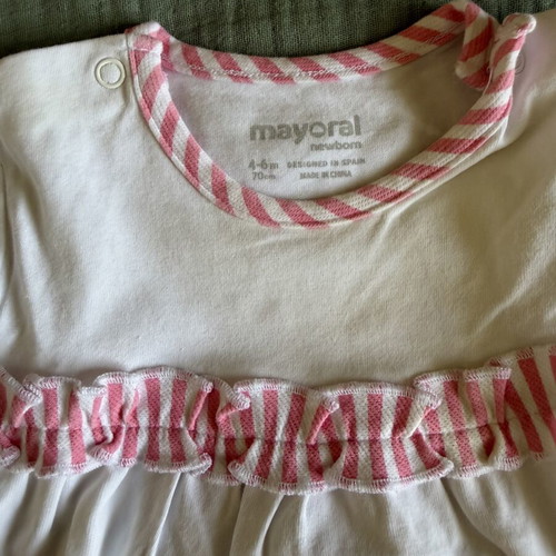 Mayoral set for baby girl size 4-6 months like new