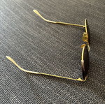 Vogart vintage sunglasses used with gold frame and silver details