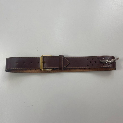 Campari Vintage leather belt like new, brown, adjustable