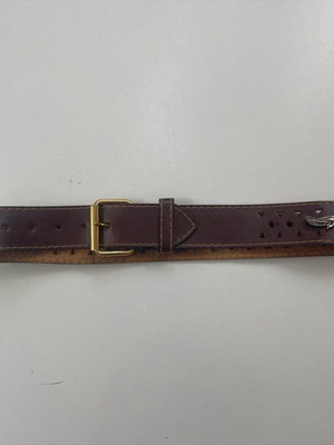 Campari Vintage leather belt like new, brown, adjustable