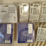 Spot light bulbs like new, pack of 18 pieces