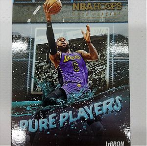 2023-24 Panini-NBA Hoops Basketball LeBron James Pure Players Winter Edition #4