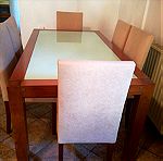  Τραπέζι με έξι καρέκλες