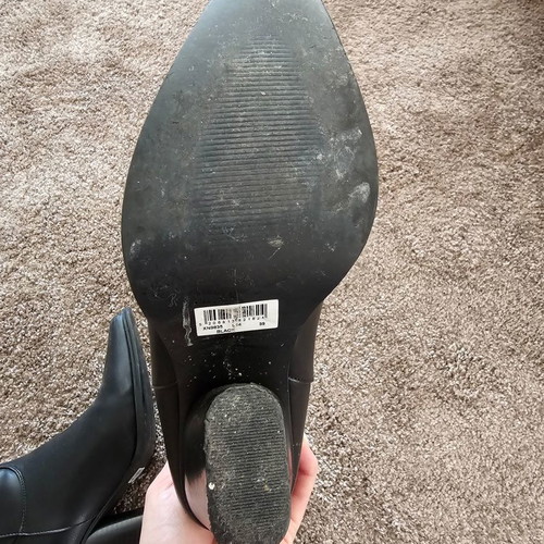 Migato western boots used, black, 9cm heel, size 39