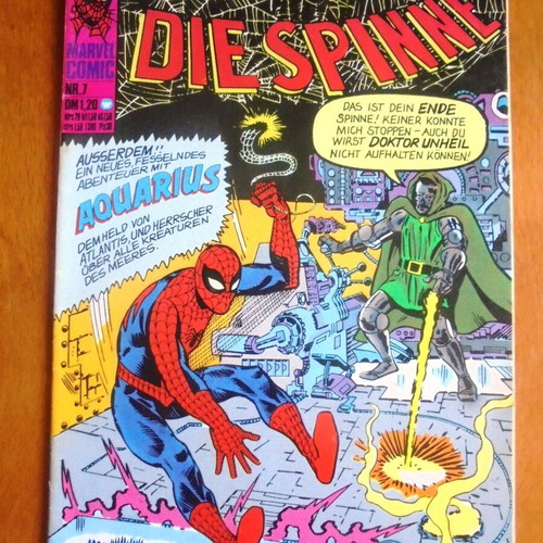 Spiderman #7 German edition used comic 1974