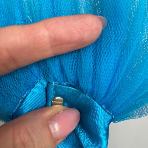 Bibi-Bo vintage blue puff dress used