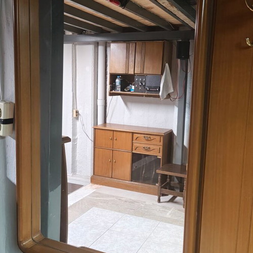 Entrance furniture used with mirror, coat rack and shoe cabinet