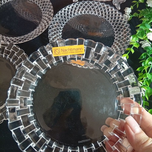 Nachtmann Germany set of 6 dessert plates 15cm