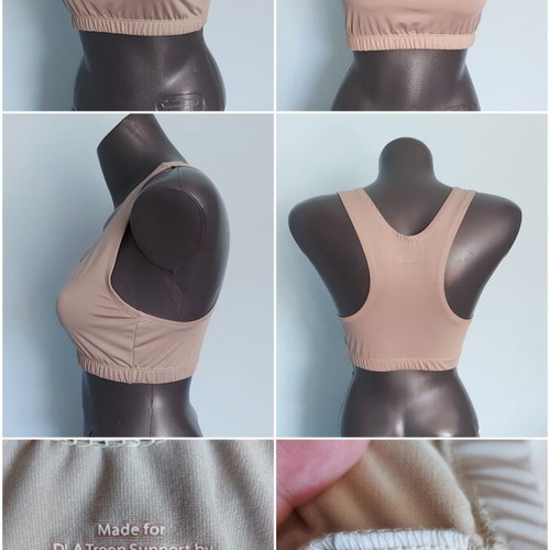 Heart & CORE LLC Fitness Top Bra like new, beige nude