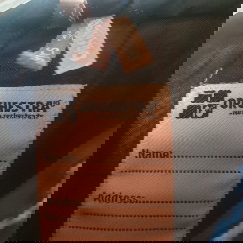 Orchestra sleeveless vest used for boys 10-12 years blue with yellow