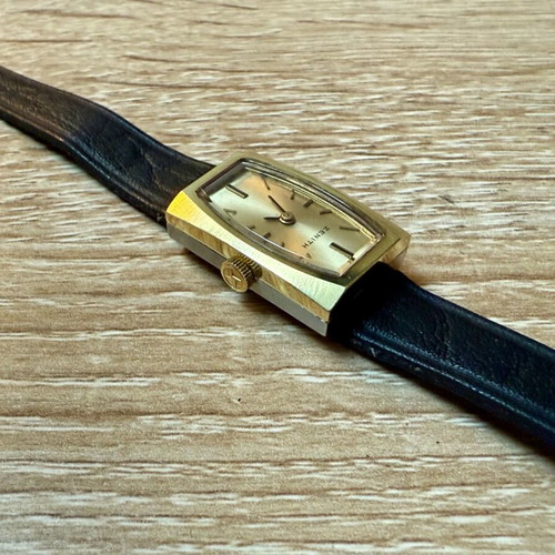 Zenith Cocktail Vintage Watch new old stock, women's, gold tone