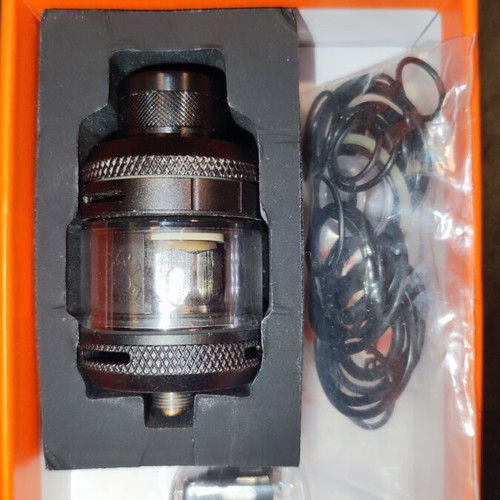 Hellvape Fat Rabbit atomizer used with Vaporesso GT cores resistors