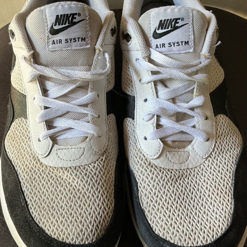 Nike Air Max 1 trainers used, size 45, black and white