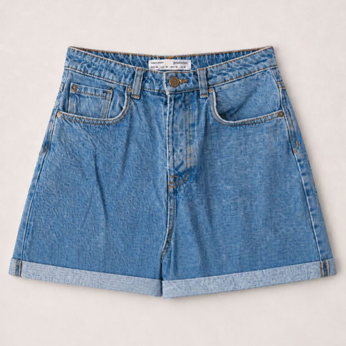 Stradivarius denim shorts like new, size S, blue