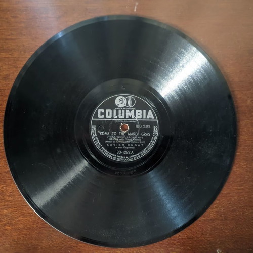78 rpm vinyl record used, Latin, Columbia 1947