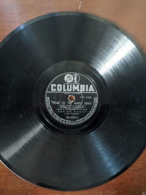 78 rpm vinyl record used, Latin, Columbia 1947