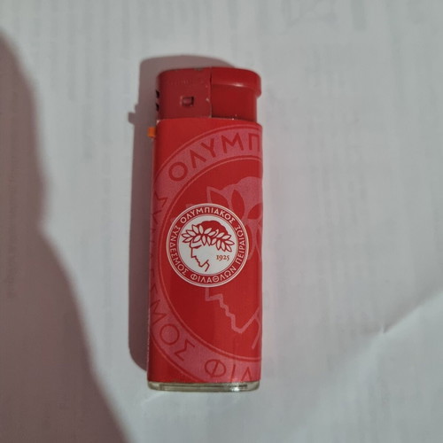 Olympiakos lighters used, do not light, pack