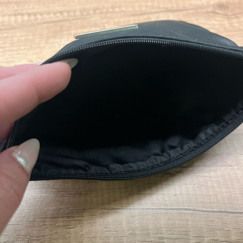 Burberry Fragrances black cosmetic pouch like new
