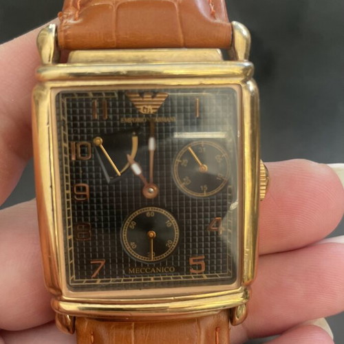 Emporio Armani Automatic Watch like new, gold tone