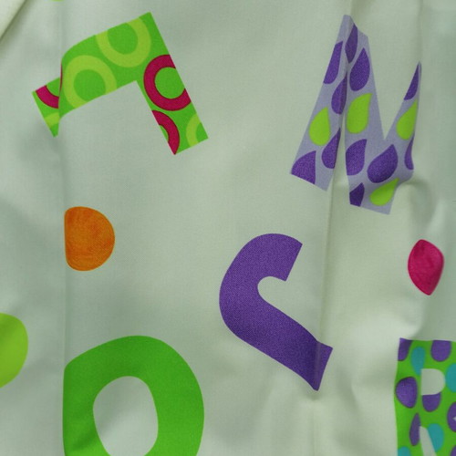 Polyester fabrics new, set of 4, 0.74 x 1.33 m