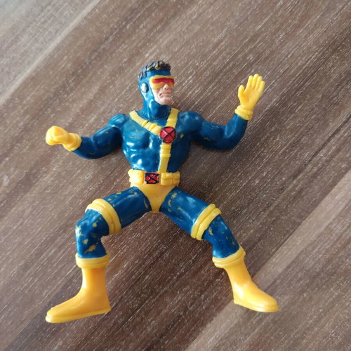 X Man Cyclops Marvel figure used, 10cm height