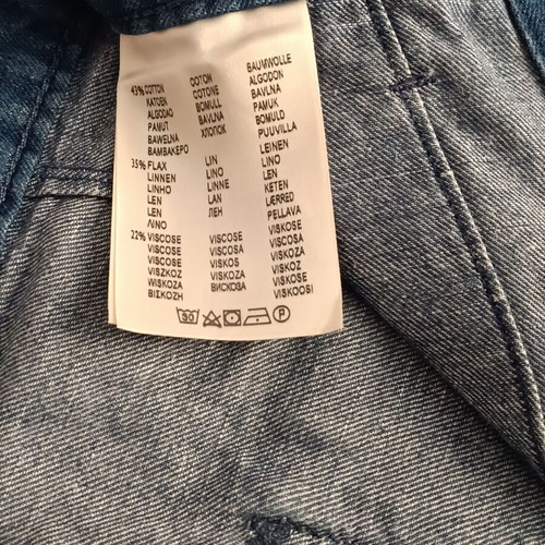 Lee denim mini skirt used, size 26, blue