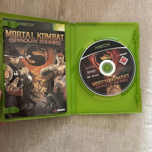 Mortal Kombat Shaolin Monks Xbox Original game, used, non-functional