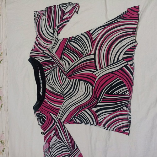 Plus size blouse like new, colorful, batwing sleeve to elbow, XXL-XXXL