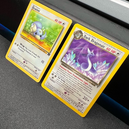 rare dratini card Dragonair Shadowless Pokémon Card - Base Set 18/102