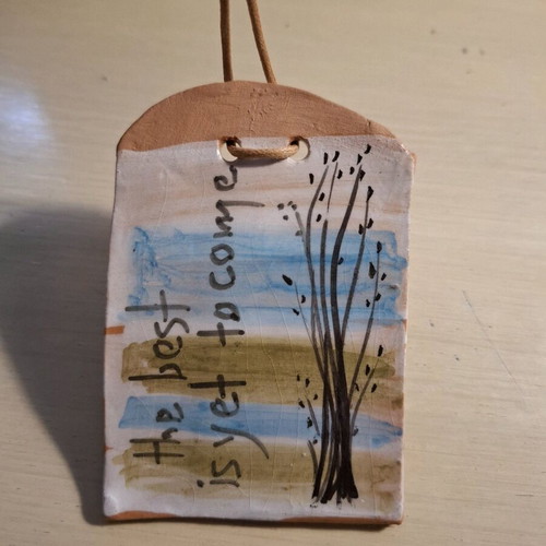 Ceramic wall hanging new, handmade