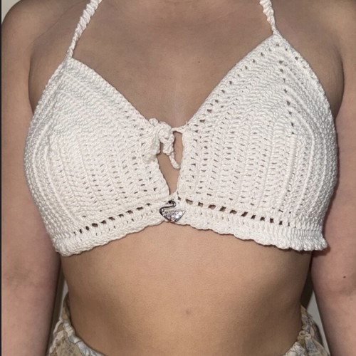 Handmade crochet top made to order
