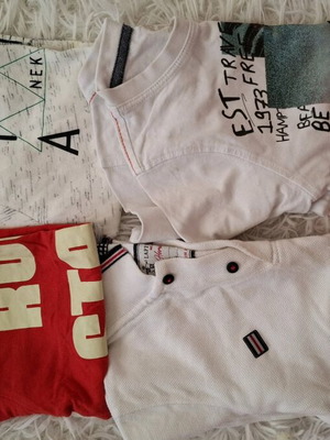 Short-sleeve t-shirts used, pack of 4 for 2-year-old boy