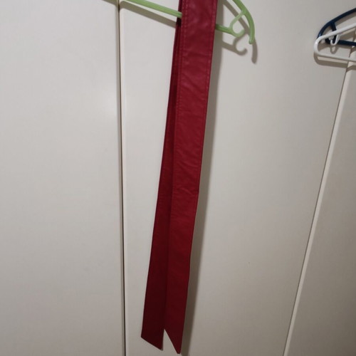 Maki Philosophy Red Belt like new, faux leather